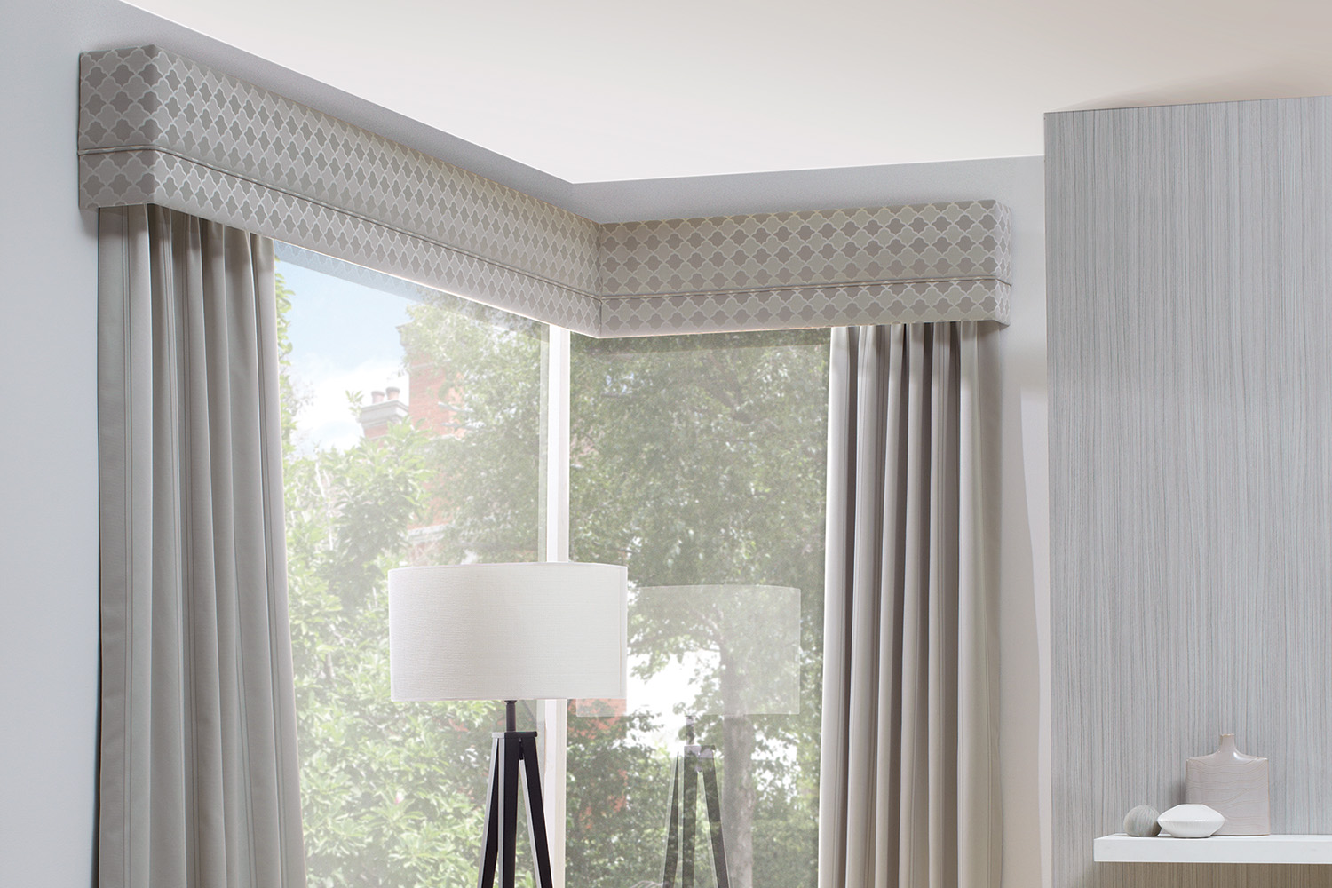 Padded Curtain Pelmet