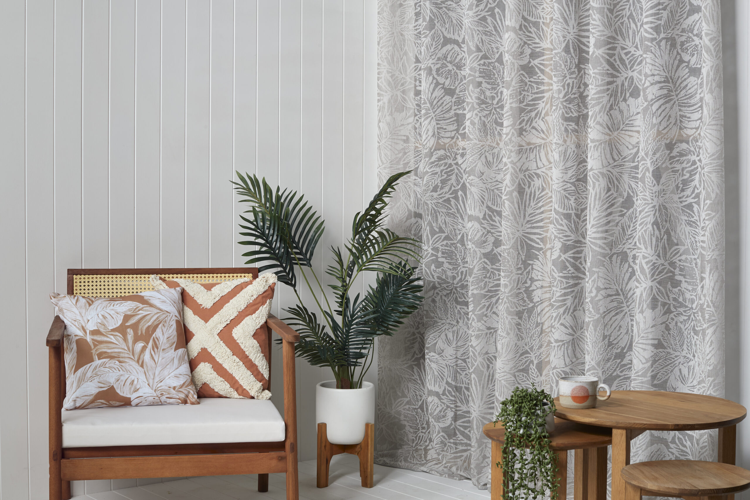 Patterned Fabric Curtains