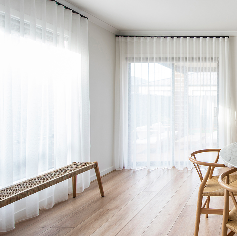 Wave Fold Sheer Curtains