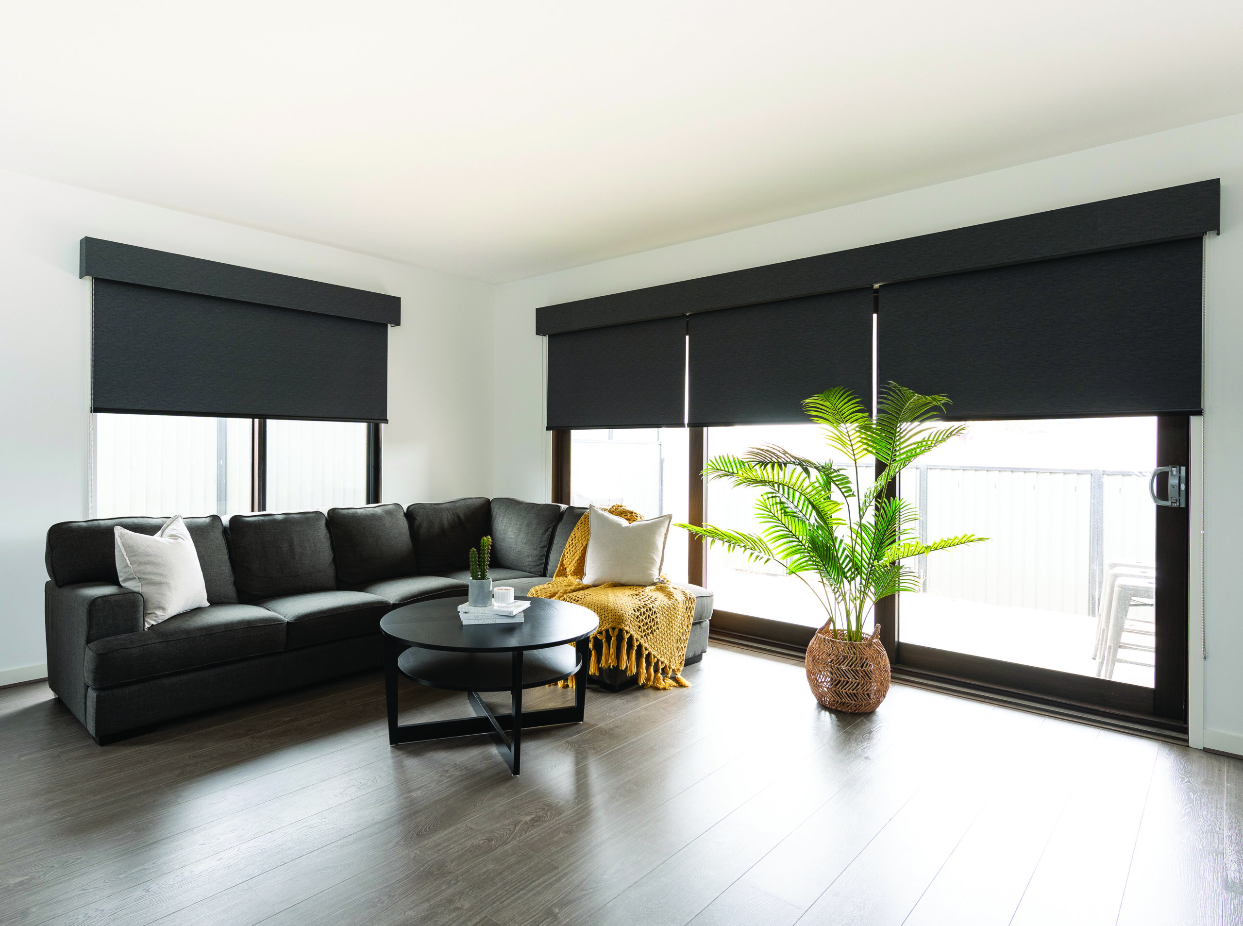 Roller Blinds with matching Bonded Pelmets