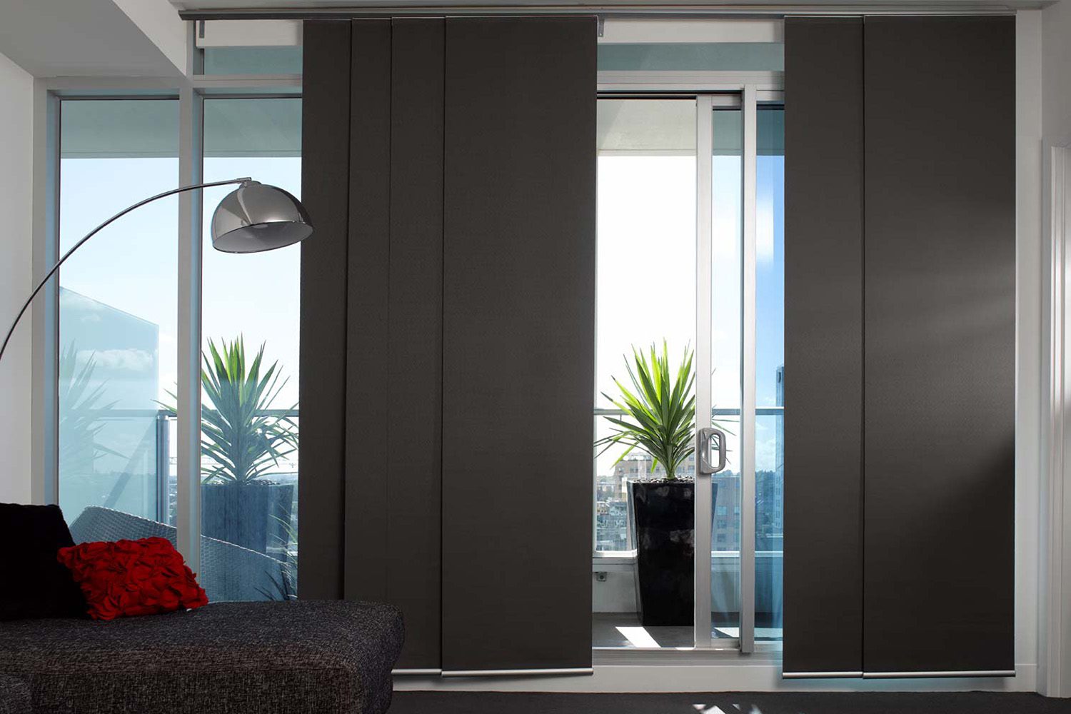 Custom Panel Blinds dollar curtains + blinds