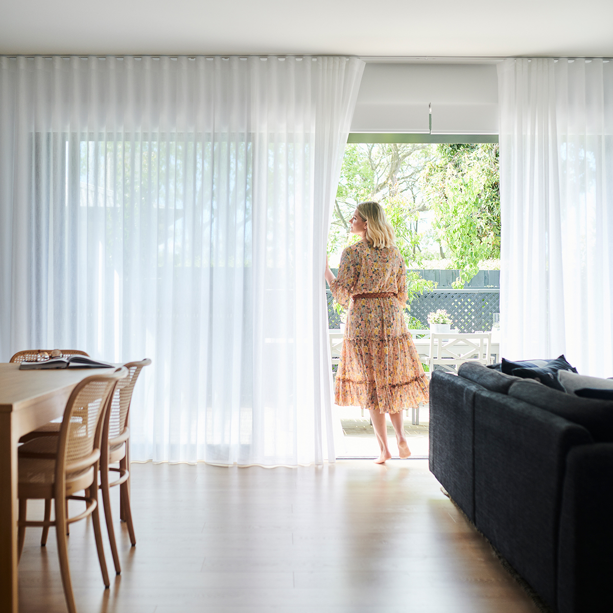 Wave Fold Sheer Curtains