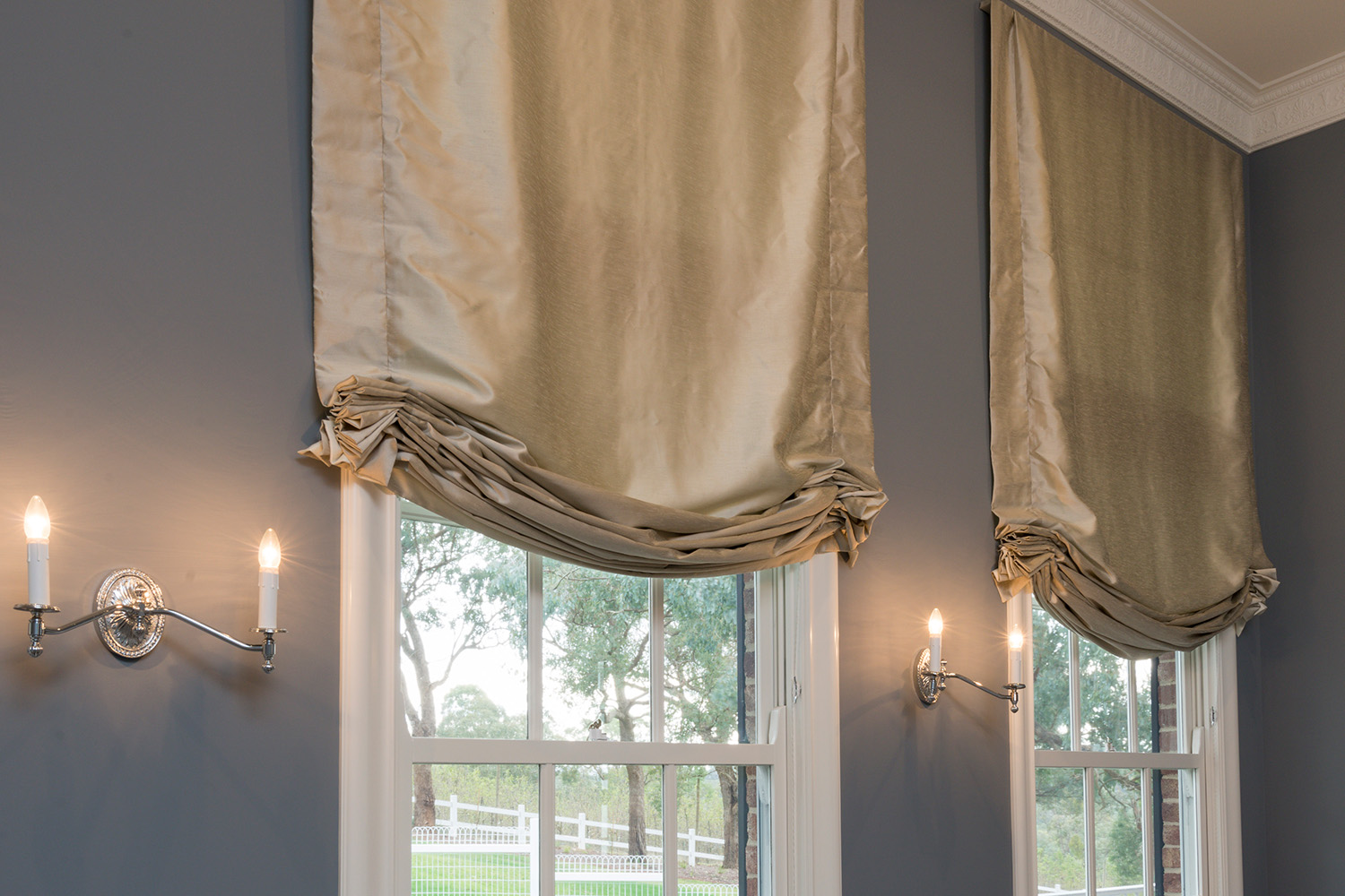 Silk Austrian Blinds