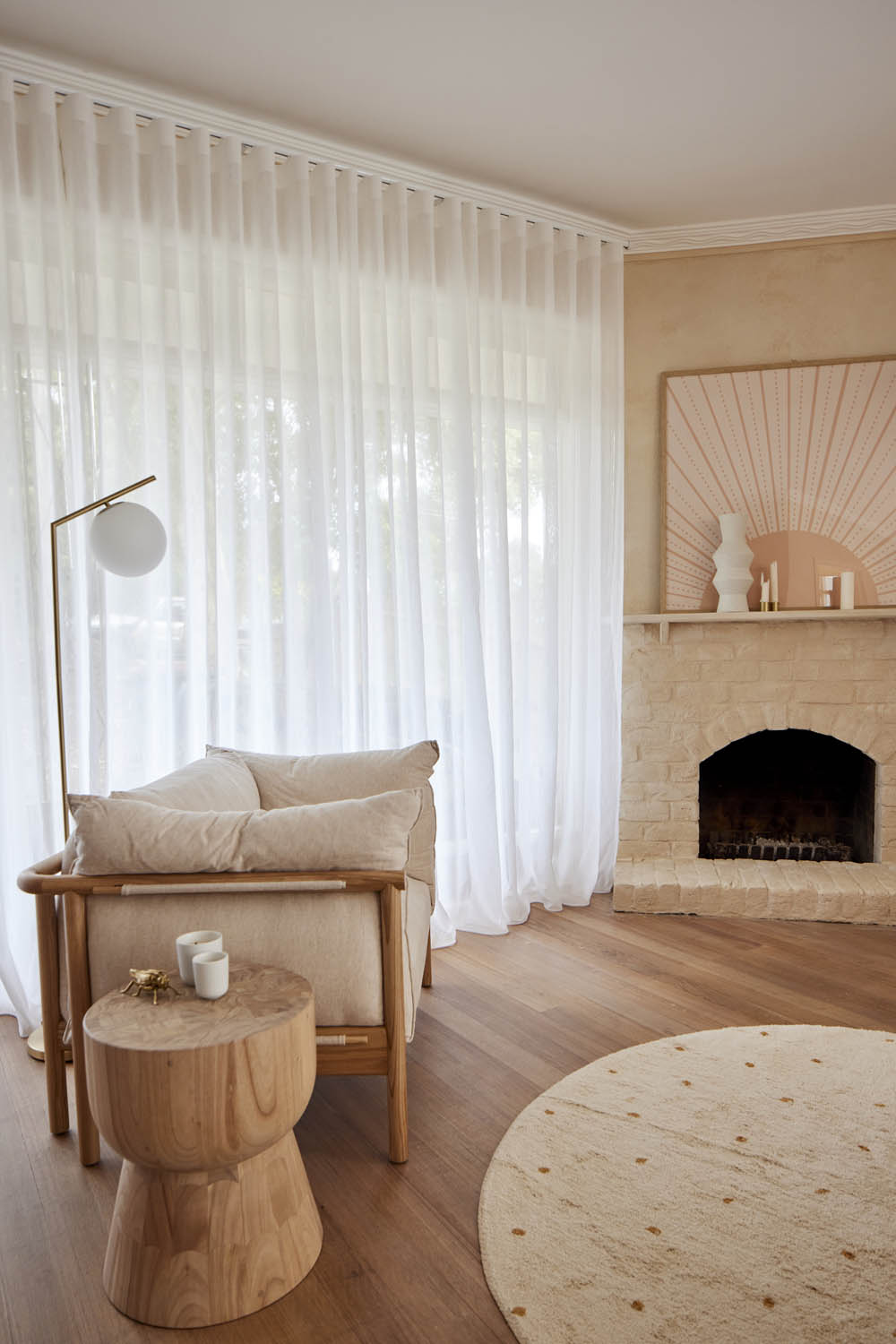 At home with Sarah PickersgillBrown. dollar curtains + blinds