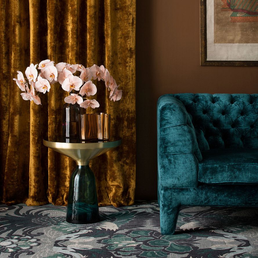 velvet curtains