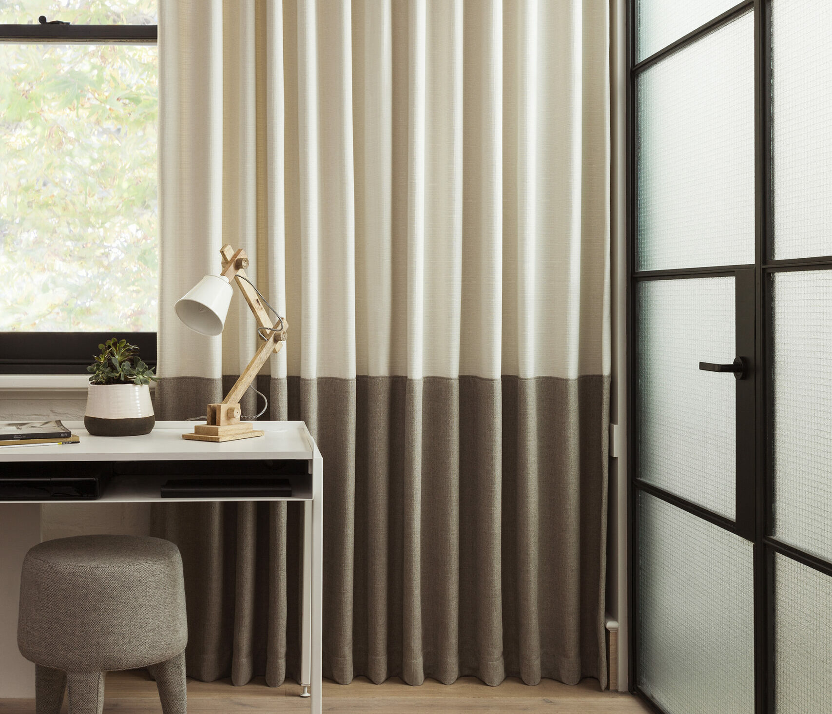 Curtains with Banding