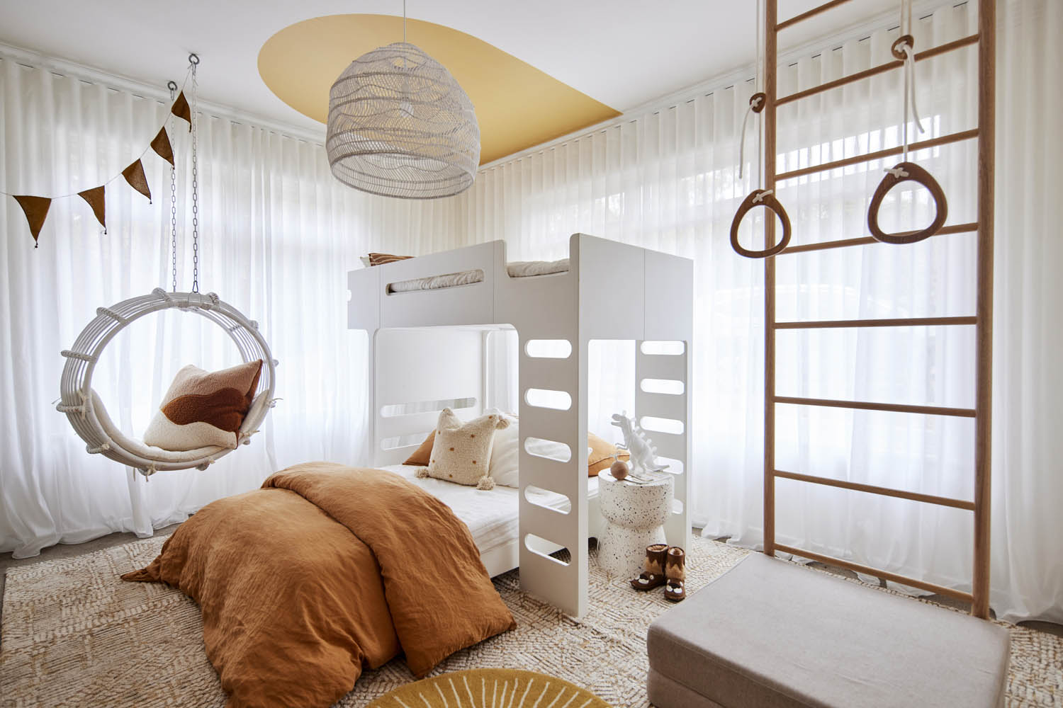 Window coverings for nurseries + children's rooms. dollar curtains