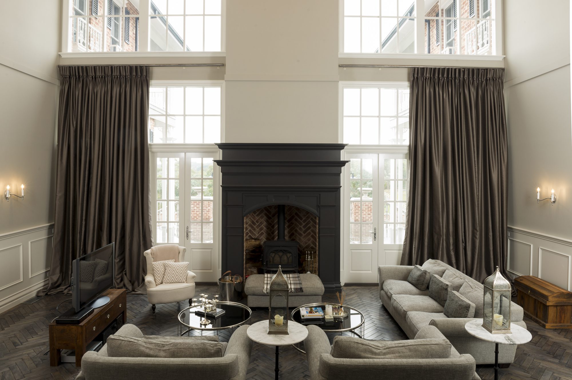 Reverse Pleat Full Curtains