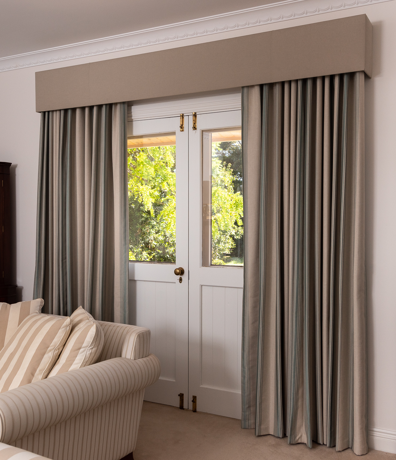 Blockout Curtains and Pelmet