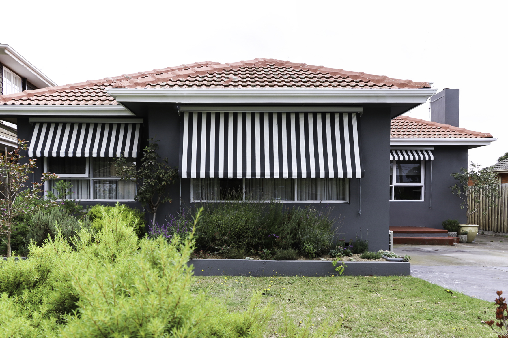 Black and White Awnings