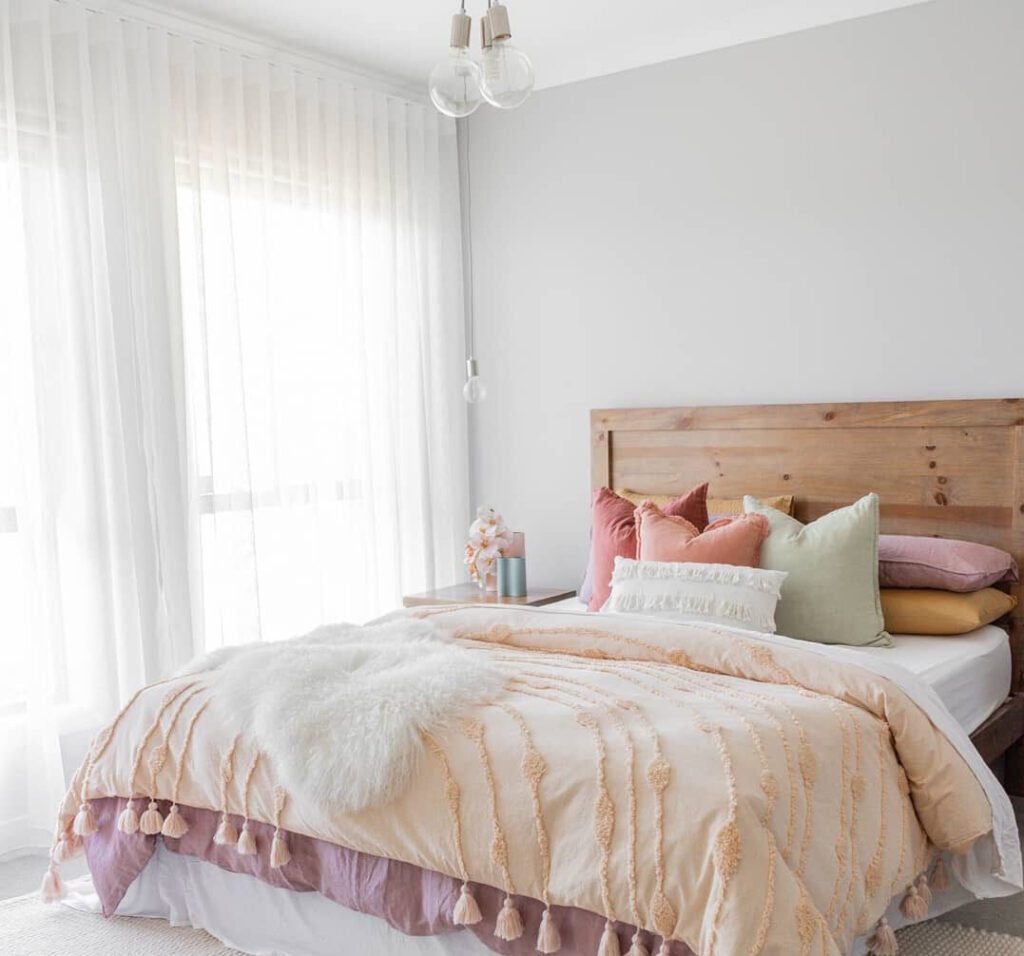 Before + After in Ringwood North. dollar curtains + blinds