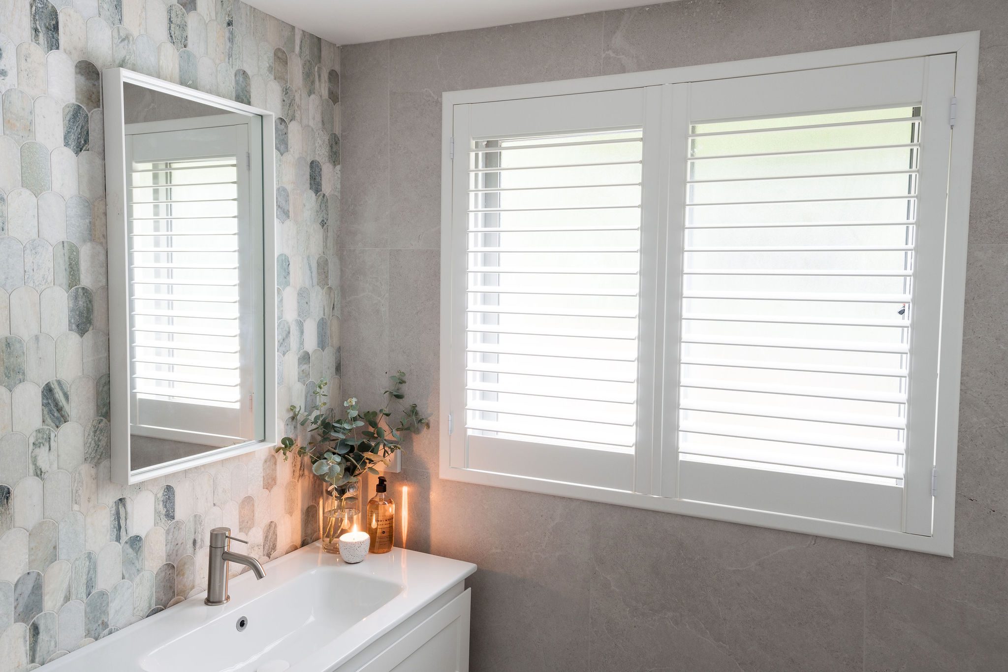 Bathroom Plantation Shutters