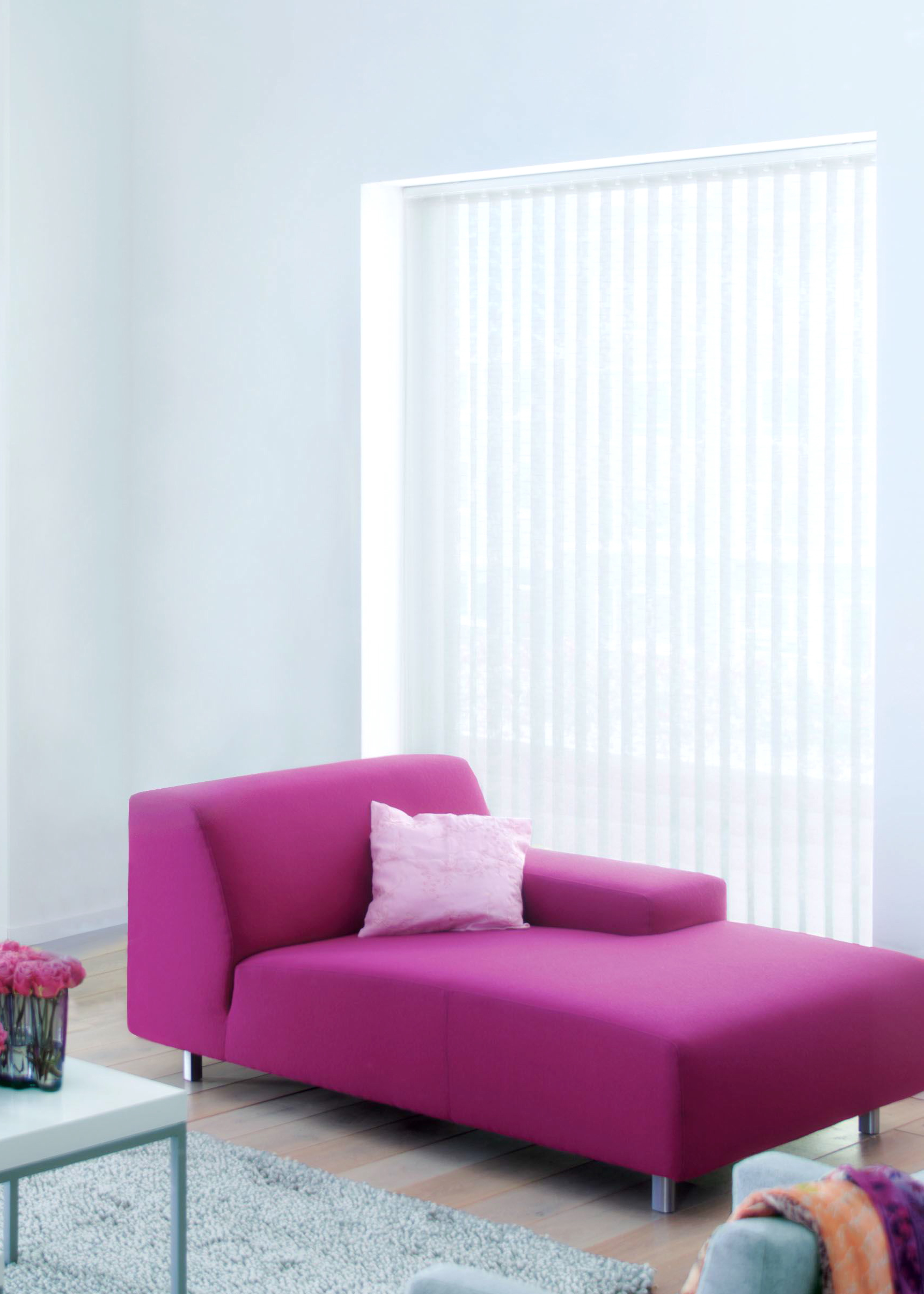 2.-Translucent Translucent Vertical Blinds